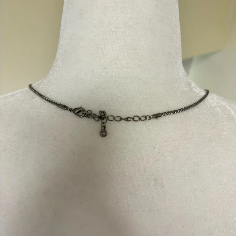 Elegant Silver Mesh Necklace‎